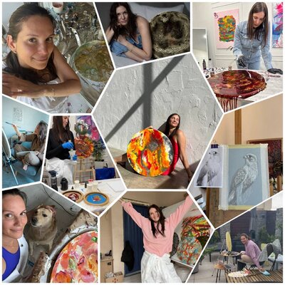 Yulia Yunik im Studio