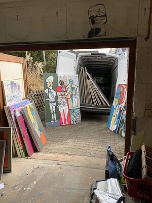 Arian Hashani in de studio: my previous Atelier
