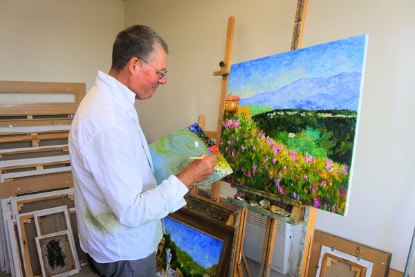 Marcel Gatteaux in de studio: Working in my studio