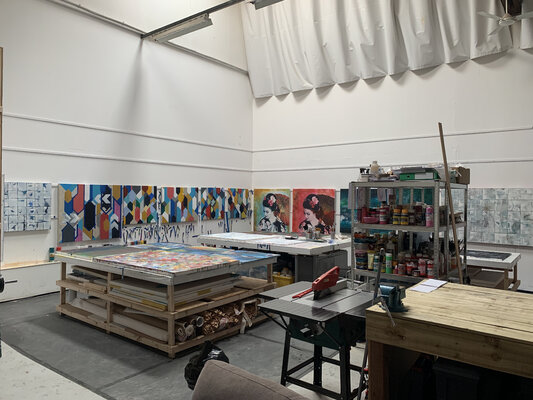 Andrew Watt in de studio