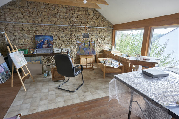 Sigitas Baltramaitis in de studio: Painting studio 2