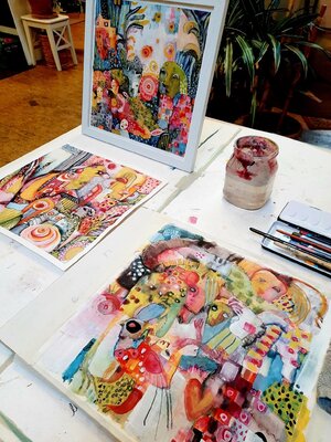 Nikky Wirth in the Studio