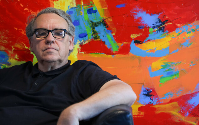 Jorge Bremer nello studio