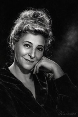 Piétra M (Martine Poli) en el estudio