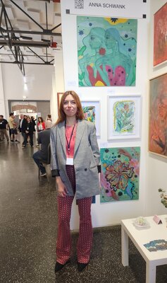 Anna Schwank dans le studio: Art Expo Graz 26