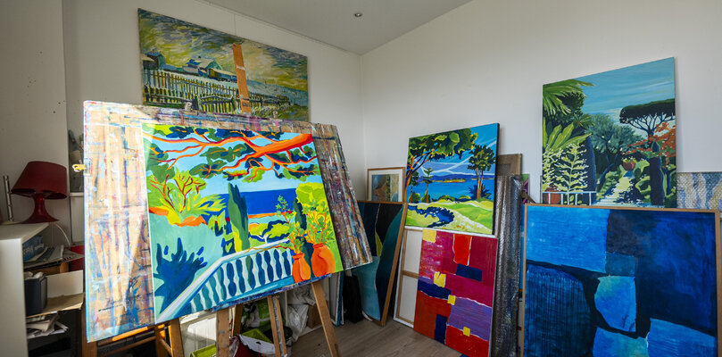 Hortense BATAILLE nello studio: mon atelier