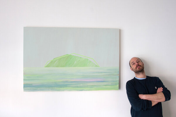 Gabriele Casale in de studio