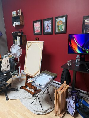 Alison Forsberg im Studio: Studio Space