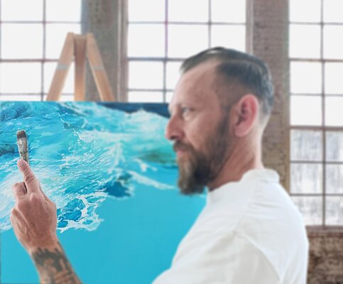 Marco Bollenbach nello studio