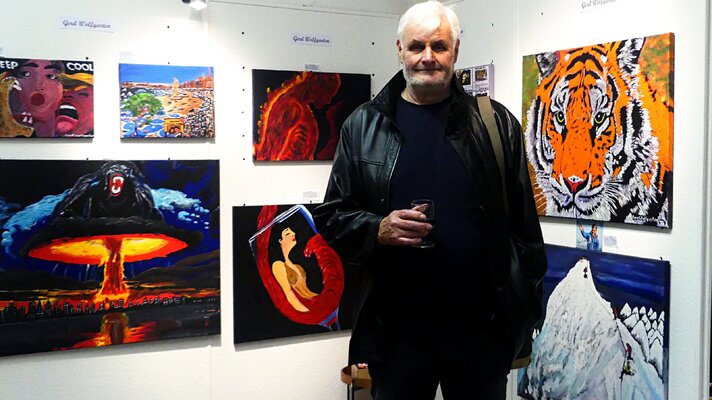 Hans-Gerd Wolfgarten in the Studio