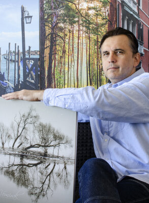 Ievgen Karimov in the Studio