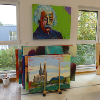 Sabine Koch in the Studio