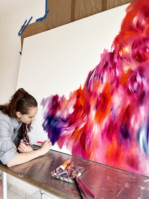 Silvana Verdini nello studio