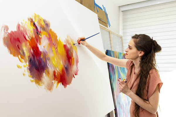 Silvana Verdini nello studio