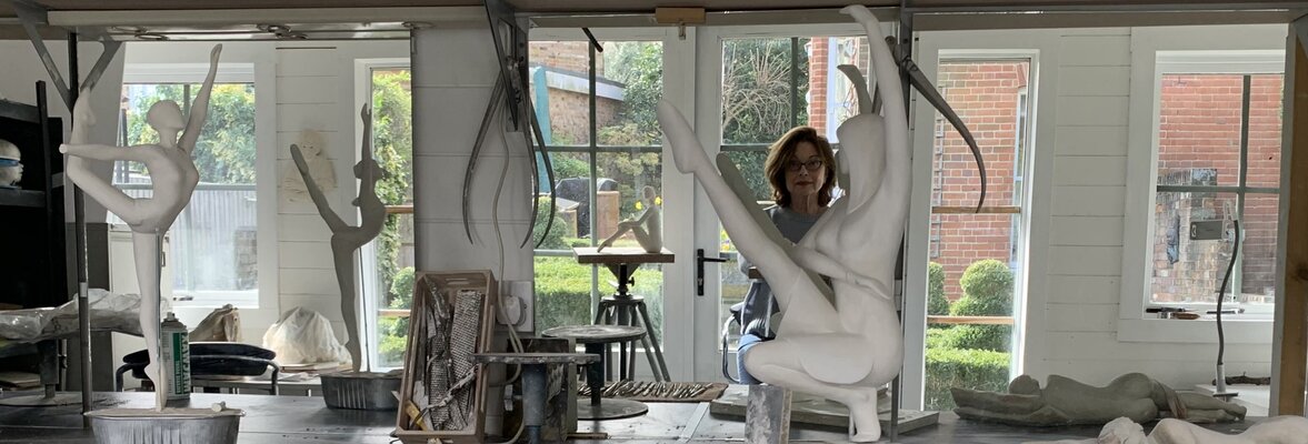 Kathy Prest im Studio