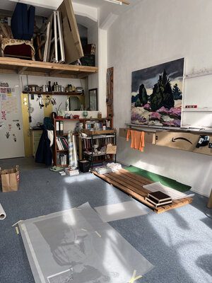 Karen Koschnick nello studio: Studio Einblick 2