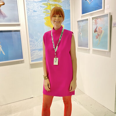 Mallory Morrison nello studio: The Other Art Fair, Los Angeles