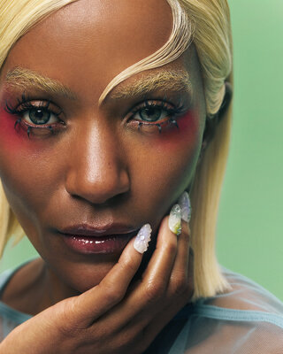 S. Bothé im Studio: Supermodel /Painter