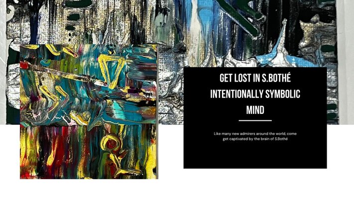S. Bothé im Studio: Create a S.Bothé theme night and watch amazed as your guest search deep within these canvases for the unyielding details of the times we are living.
