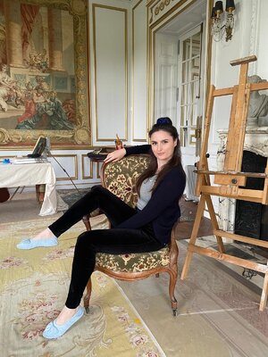 Viktoria Koestler in de studio: Ercourt, France