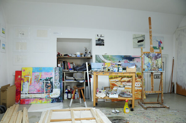 Thomas Anton Stribick en el estudio: Mein Atelier