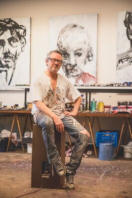 rob Jacobs in de studio