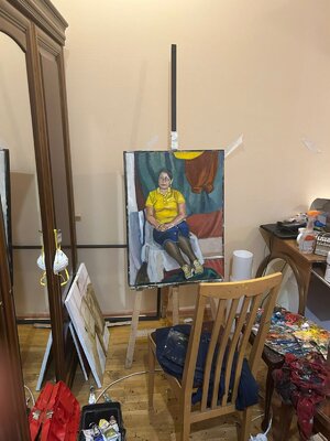 Bagzhan Alikhanov im Studio