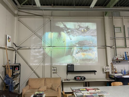 Thomas Baumdicker in the Studio