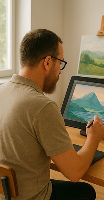 Gilles Boyaval dit Lemalko in de studio: A mon bureau de travail