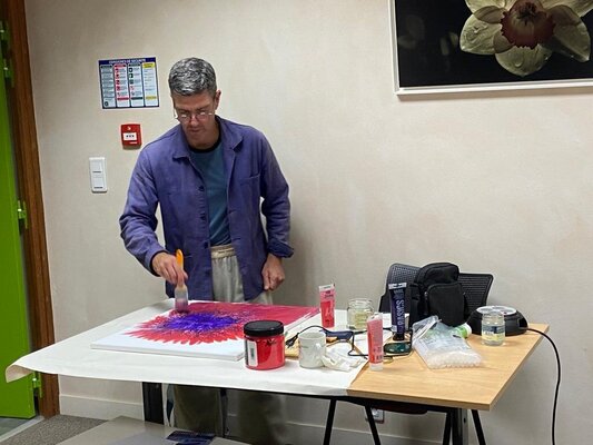 Mikel Richard nello studio