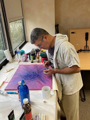 Mikel Richard nello studio: En pleine création