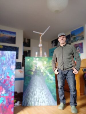 Mikel Richard nello studio: Dans mon atelier