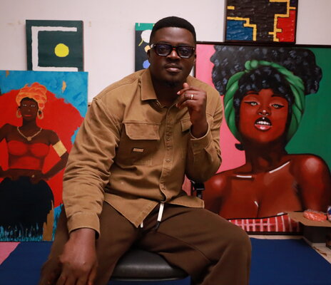 Nana Assibey-Bonsu in the Studio