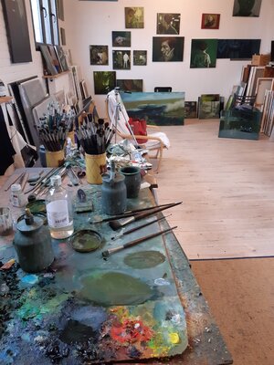 Patrick Vertenten in the Studio