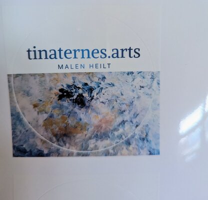 Tina Ternes in de studio
