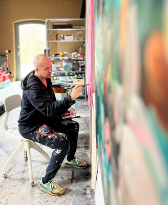 Kim Köster im Studio