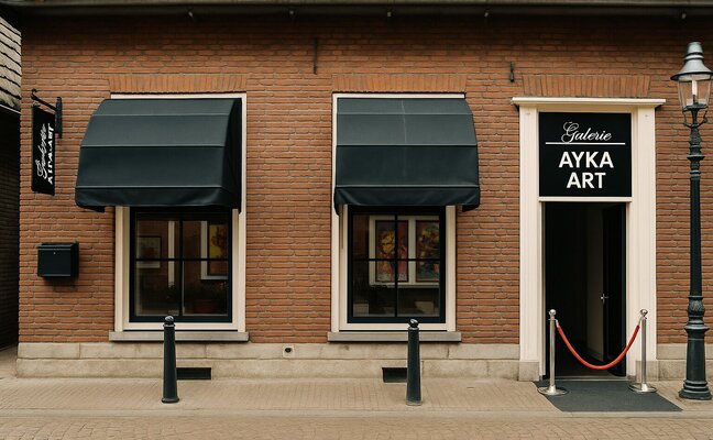 Ayka Chao nello studio: Galerie Ayka Art Ootmarsum Netherlands  2012