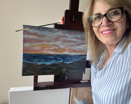 Sylvie Pulur im Studio