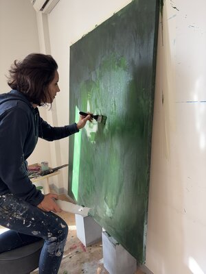 Johanne Cinier im Studio