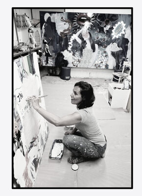 Johanne Cinier im Studio