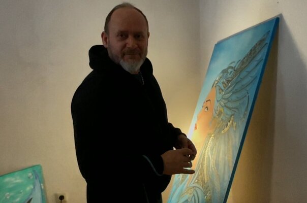 Pavlos Tatsis in de studio