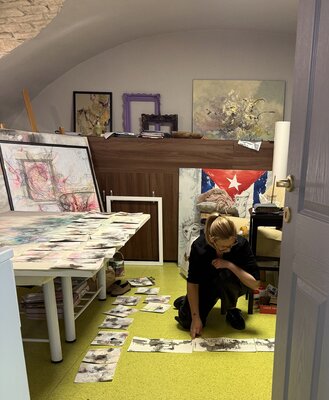 Ina Pricop Arad in the Studio: My studio
