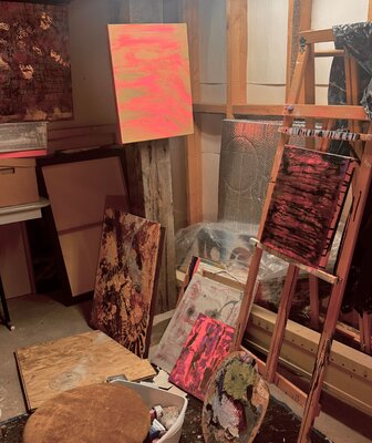 Elise Thibault in de studio: mon atelier