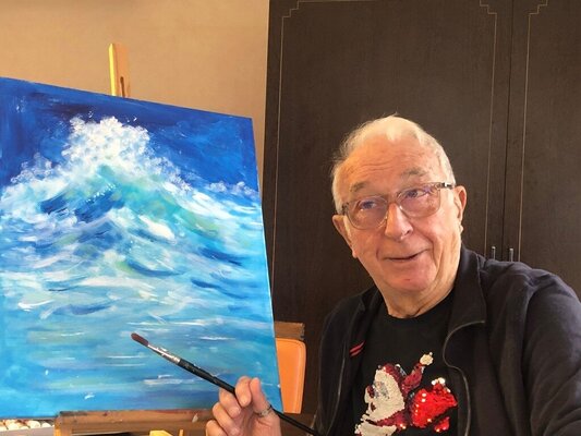 Jean-pierre Georlette in the Studio