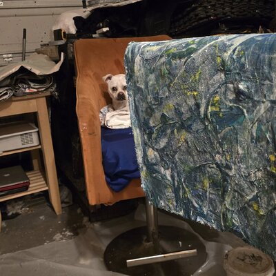 Nicholas Ashton in the Studio