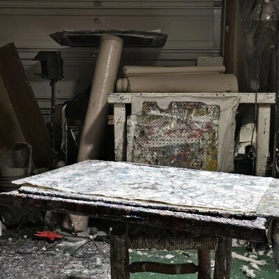 Nicholas Ashton in the Studio