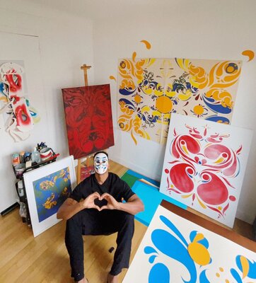 Miils.Artcontact@Gmail.Com Miils nello studio
