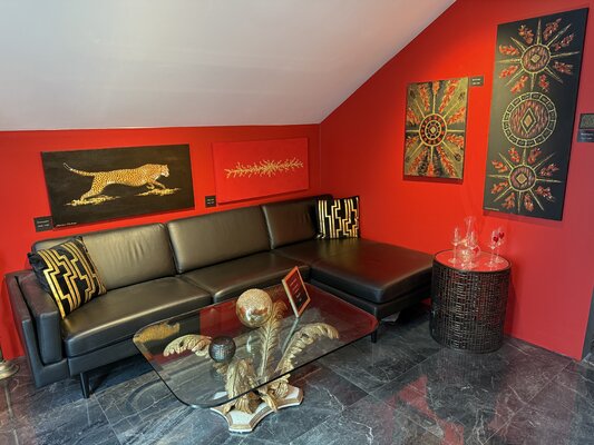 Mariann Haukaas in the Studio: My evening lounge in my gallery