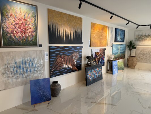 Mariann Haukaas im Studio: My Gallery in Norway 1st. floor