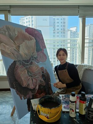 Yejin Shin en el estudio